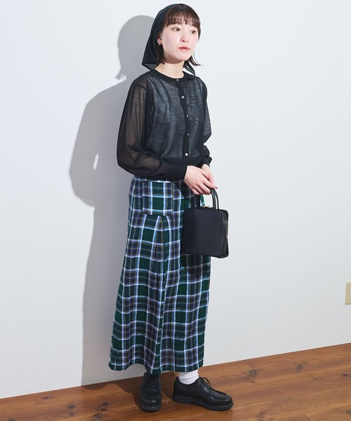 fig London raw cardigan サックス fig London raw cardigan サックス