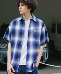 Cal Top | CALTOP/キャルトップ ART2000 SHORT SLEEVE SHIRT チェックシャツ オンブレチェック(シャツ/ブラウス)