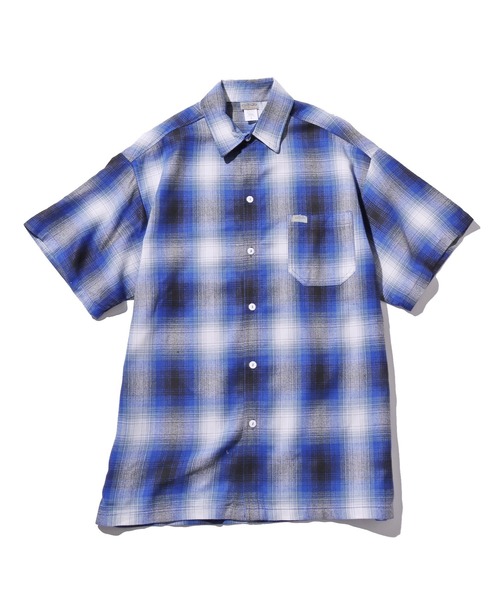 Cal Top（キャルトップ）の「CALTOP/キャルトップ ART2000 SHORT SLEEVE SHIRT チェックシャツ オンブレチェック（シャツ/ブラウス・メンズ・ブラウン/スカイブルー系/ブルー/グリーン系その他/ネイビー×ホワイト/ブラック×ホワイト/ブラック/グレー・S/M/L/XL）」の16枚目の写真
