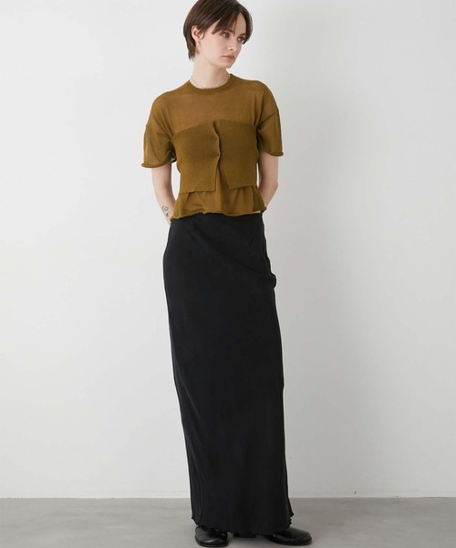 LA PEAU DE GEM】twin knit/ツインニット（ニット/セーター）｜LA PEAU