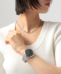 BAYFLOW（ベイフロー）の「ラウンドメッシュウォッチ（アナログ腕時計）」