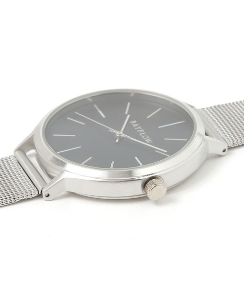 BAYFLOW（ベイフロー）の「ラウンドメッシュウォッチ（アナログ腕時計・レディース・ホワイト/ブルー/ブラック・FREE）」の11枚目の写真