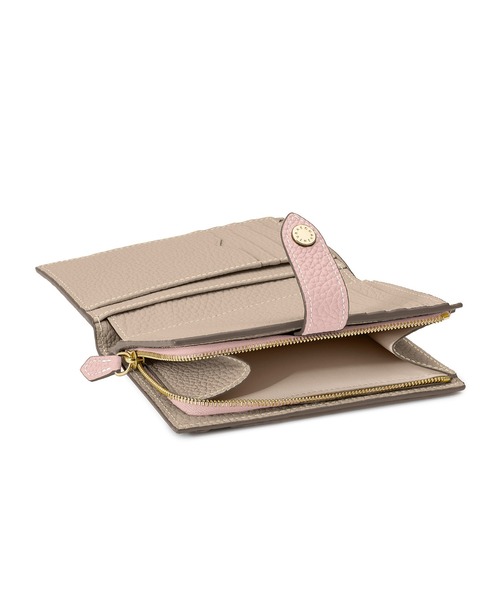 季節限定カラー】ベルテッド マルチ ミディアム ウォレット シュリンク