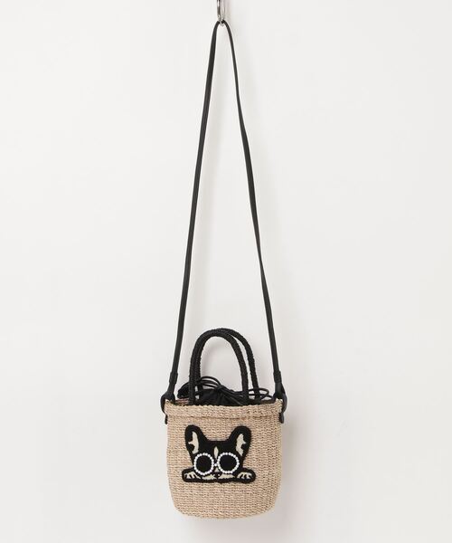【美品】a-jolie カゴバック NEW YORK ♬ セール】【a-jolie/アジョリー】パールサングラスフレンチ