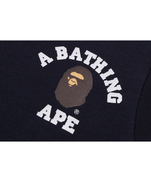 【A BATHING APE】 COLLEGE CROPPED TRIM TEE 要在庫確認 A BATHING APE｜COLLEGE CROPPED TRIM TEE | Rakuten Fashion
