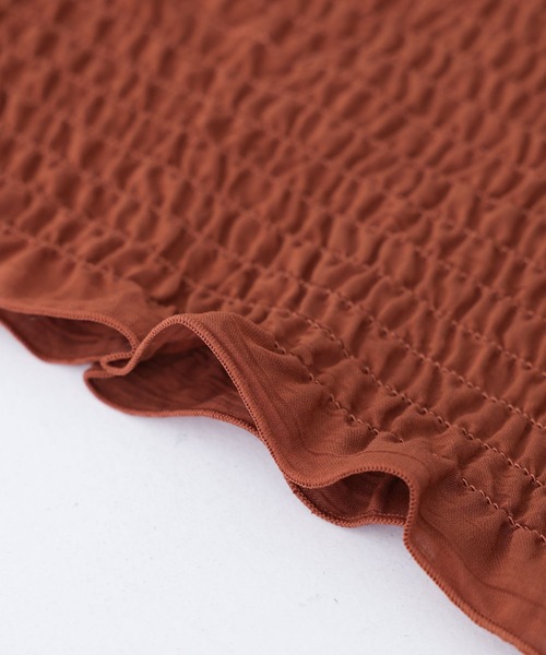 n'OrLABEL（ノアールレーベル）の「『シャーリングサロペットパンツ』（サロペット/オーバーオール・レディース・ブラック/テラコッタ・2/1）」の22枚目の写真