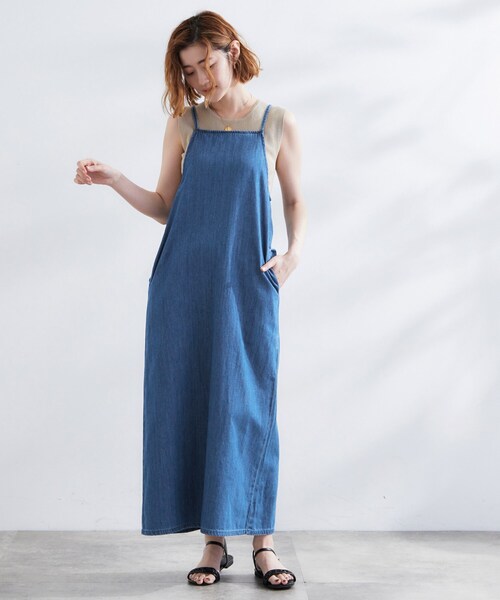 Lee（リー）の「【Lee】DENIM CAMISOLE DRESS（ワンピース・レディース・ブルー系その他/ネイビー・02/01）」の20枚目の写真