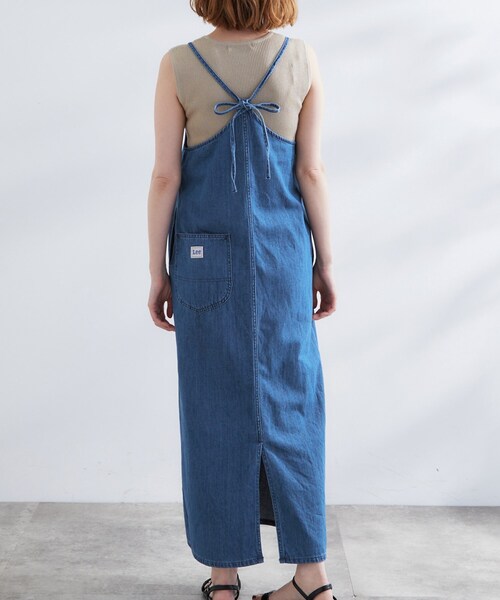 美品★ AMERI×LEE DENIM CAMISOLE DRESS Ameri（アメリ）の「AMERI×Lee DENIM CAMISOLE DRESS
