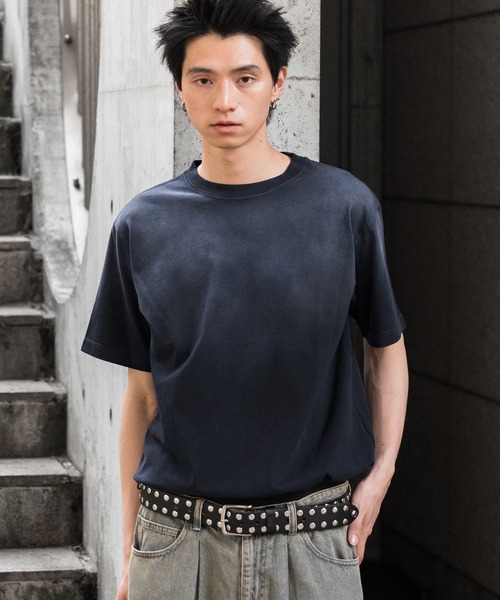 セール】VINTAGELIKE DRAWCORD SUNFADED WASH TEE／ヴィンテージ