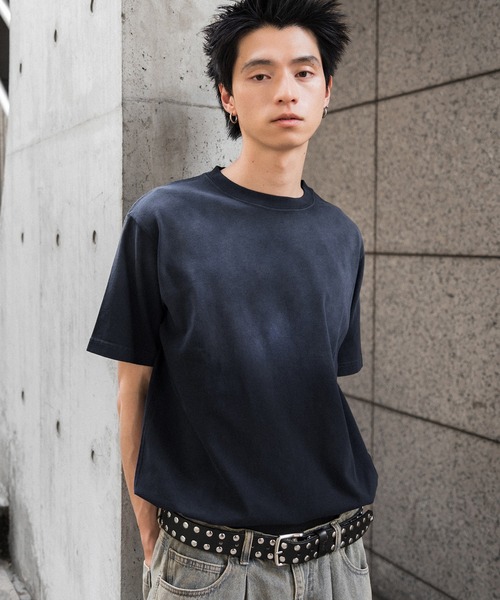 kutir(クティール)の「VINTAGELIKE DRAWCORD SUNFADED WASH TEE/ヴィンテージライクドローコードサンフェード加工TEE(Tシャツ/カットソー・メンズ・ネイビー/グレー/ブラック・LARGE/MEDIUM)」の9枚目の写真