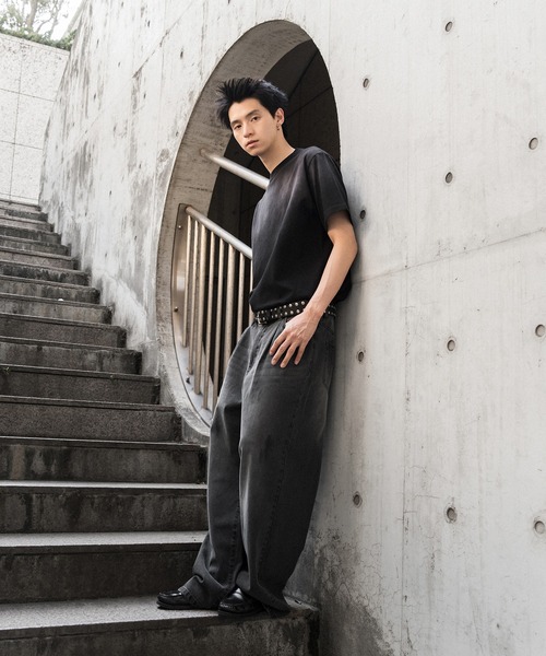 [teket] Good Deed Cutting Line Tee ★大人気★ teket] Good Deed Cutting Line Tee ☆大人気☆ (teket/Tシャツ
