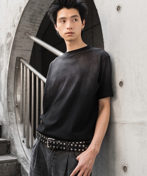 kutir(クティール)の「VINTAGELIKE DRAWCORD SUNFADED WASH TEE/ヴィンテージライクドローコードサンフェード加工TEE(Tシャツ/カットソー・メンズ・ネイビー/グレー/ブラック・LARGE/MEDIUM)」の6枚目の写真