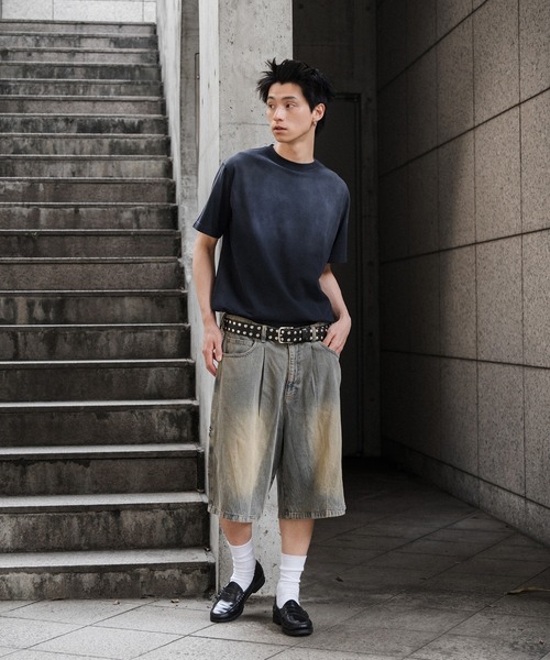 kutir(クティール)の「VINTAGELIKE DRAWCORD SUNFADED WASH TEE/ヴィンテージライクドローコードサンフェード加工TEE(Tシャツ/カットソー・メンズ・ネイビー/グレー/ブラック・LARGE/MEDIUM)」の11枚目の写真
