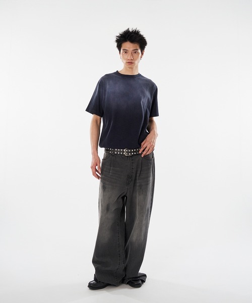 セール】VINTAGELIKE DRAWCORD SUNFADED WASH TEE／ヴィンテージ