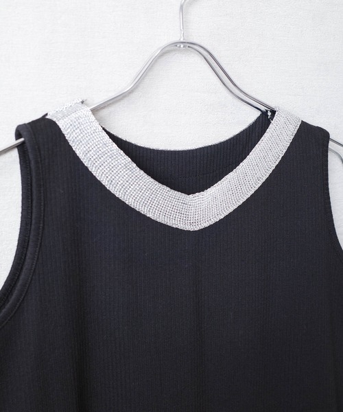 SWITCH BY ARCH(スイッチバイアーチ)の「【ARC】【SWITCH by ARCH】2way リブタンクトップ(Tシャツ/カットソー・レディース・オフホワイト/ブラック/ベージュ・FREE)」の15枚目の写真