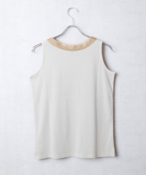 SWITCH BY ARCH(スイッチバイアーチ)の「【ARC】【SWITCH by ARCH】2way リブタンクトップ(Tシャツ/カットソー・レディース・オフホワイト/ブラック/ベージュ・FREE)」の22枚目の写真