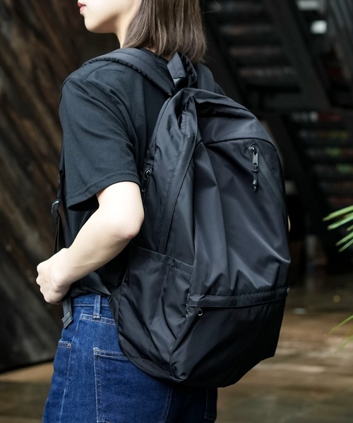 Healthknit（ヘルスニット）の「【Healthknit /ヘルスニット】撥水ナイロン11pocketsリュック HKB-1156B（バックパック/リュック・メンズ・ブラック/ベージュ/ネイビー/ブラウン/グレー・FREE）」の15枚目の写真