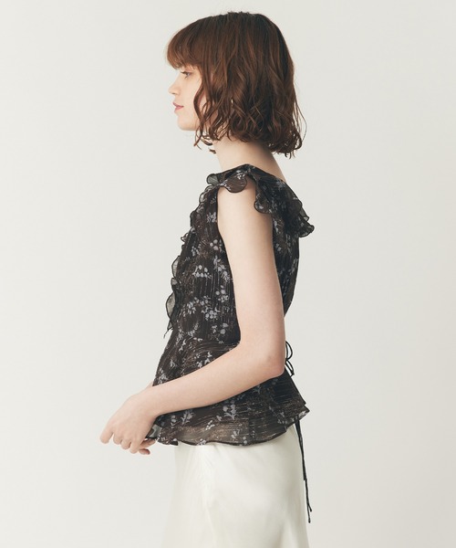 ME COUTURE（ミークチュール）の「ブーケドゥボヌールブラウス（シャツ/ブラウス・レディース・ブラウン/ピンク/ベージュ・FREE）」の17枚目の写真