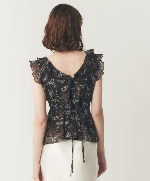 ME COUTURE（ミークチュール）の「ブーケドゥボヌールブラウス（シャツ/ブラウス・レディース・ブラウン/ピンク/ベージュ・FREE）」の18枚目の写真