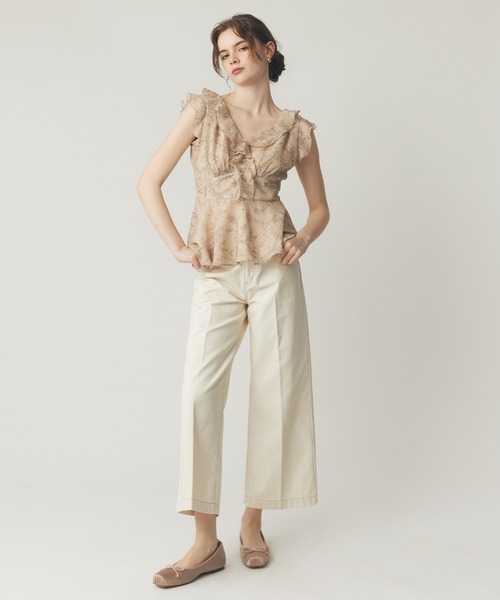 ME COUTURE（ミークチュール）の「ブーケドゥボヌールブラウス（シャツ/ブラウス・レディース・ブラウン/ピンク/ベージュ・FREE）」の21枚目の写真