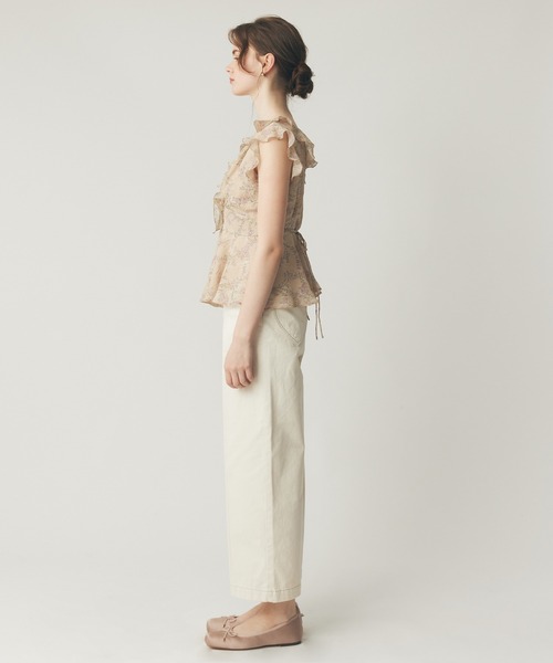 ME COUTURE（ミークチュール）の「ブーケドゥボヌールブラウス（シャツ/ブラウス・レディース・ブラウン/ピンク/ベージュ・FREE）」の10枚目の写真