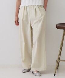 OPAQUE.CLIP | ナイロン混イージーワイドパンツ【洗濯機洗い可】(その他パンツ)