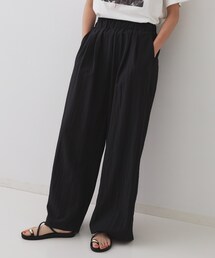 OPAQUE.CLIP | ナイロン混イージーワイドパンツ【洗濯機洗い可】(その他パンツ)