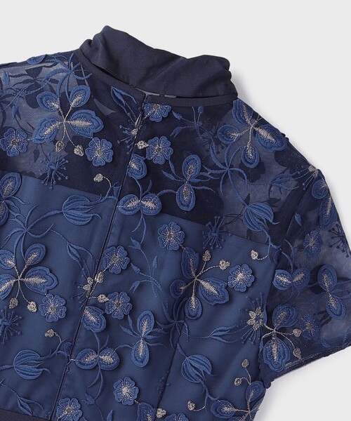 GRACE CONTINENTAL（グレースコンチネンタル）の「フラワ－フレアドレス（ドレス・レディース・ネイビー/ブラック/ピンク・38/36）」の13枚目の写真