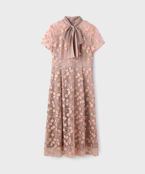 GRACE CONTINENTAL（グレースコンチネンタル）の「フラワ－フレアドレス（ドレス・レディース・ネイビー/ブラック/ピンク・38/36）」の12枚目の写真