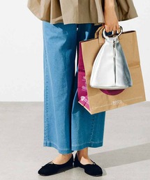 Live in comfort | リブ イン コンフォート 接触冷感&吸汗速乾で暑い日も涼やか 短め丈のワイドデニムパンツ(デニムパンツ)