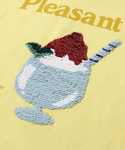 apres les cours（アプレレクール）の「5柄PVC・スパンコールモチーフTシャツ（Tシャツ/カットソー・キッズ・アイボリー/ピンク/ラベンダー/ミント/イエロー・90/100/110/120/140/80/130）」の22枚目の写真