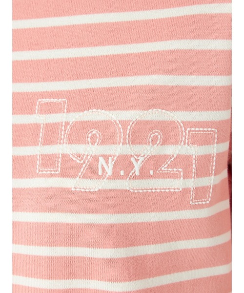 McGREGOR(マックレガー)の「刺繍ボーダーTシャツ(Tシャツ/カットソー・レディース・ホワイト/スモークピンク・M/L)」の11枚目の写真