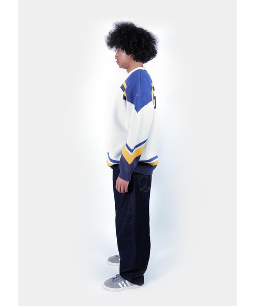 APPLEBUM(アップルバム)の「Hockey Jerseys Knit Sweater(ニット/セーター・メンズ・ホワイト系その他・MEDIUM/LARGE/X-LARGE)」の2枚目の写真