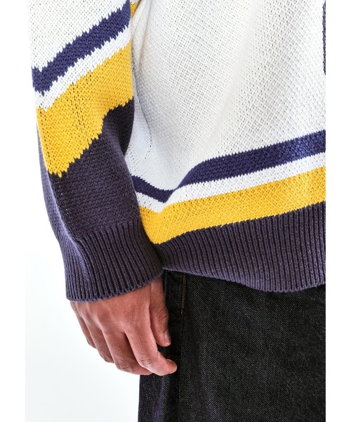 APPLEBUM(アップルバム)の「Hockey Jerseys Knit Sweater(ニット/セーター・メンズ・ホワイト系その他・MEDIUM/LARGE/X-LARGE)」の8枚目の写真