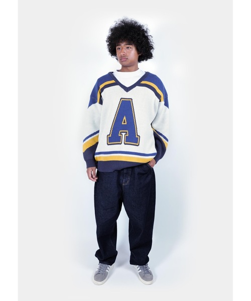 APPLEBUM(アップルバム)の「Hockey Jerseys Knit Sweater(ニット/セーター・メンズ・ホワイト系その他・MEDIUM/LARGE/X-LARGE)」の10枚目の写真