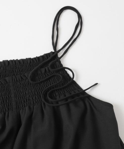 ITEMS URBANRESEARCH(アイテムズ アーバンリサーチ)の「ボイルチュニックキャミソール(チュニック・レディース・ブラック/ホワイト・FREE)」の16枚目の写真