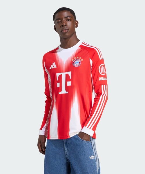 adidasOriginals FCバイエルン長袖ジャージーXL FCバイエルン 25/26 長袖 ホームジャージー / アディダス adidas