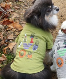 KRIFF MAYER（クリフメイヤー）の「【犬服･ボディー綿100%】DOGチルタイムT(キーホルダー)（ペットウェア）」