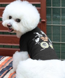 KRIFF MAYER（クリフメイヤー）の「【犬服･ボディー綿100%】DOGチルタイムT(キーホルダー)（ペットウェア）」