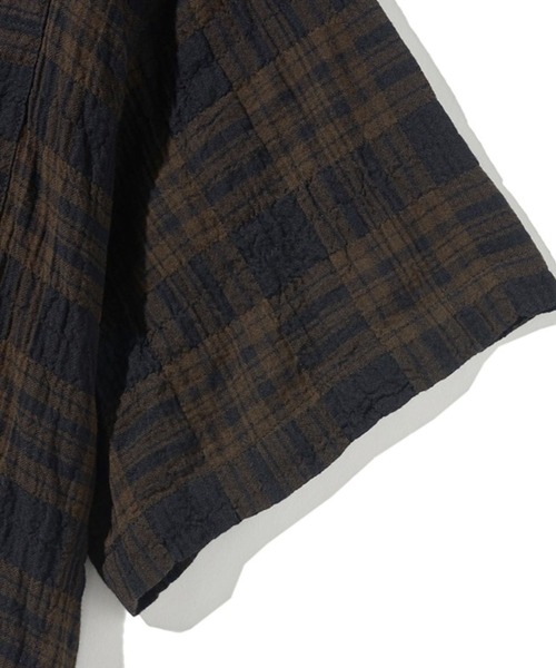 F.ILLUMINATE(フィルミネイト)の「【UNISEX】Filluminate/オープンカラーチェック半袖シャツ(シャツ/ブラウス・レディース・ブラウン/グレー・SMALL/MEDIUM/LARGE)」の17枚目の写真