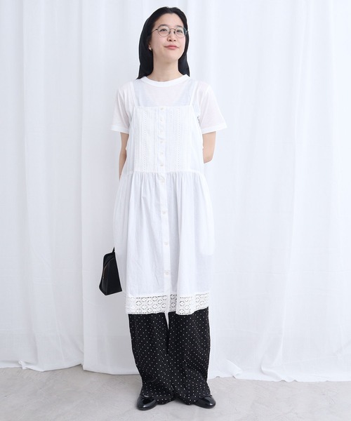 fig Ｌondon（フィグロンドン）の「Betty mini dress（ワンピース・レディース・ホワイト/ブラック・FREE）」の2枚目の写真