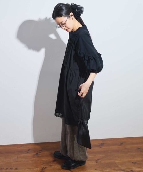 fig Ｌondon（フィグロンドン）の「Betty mini dress（ワンピース・レディース・ホワイト/ブラック・FREE）」の20枚目の写真