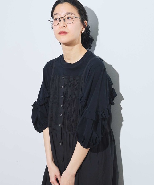 fig Ｌondon（フィグロンドン）の「Betty mini dress（ワンピース・レディース・ホワイト/ブラック・FREE）」の16枚目の写真