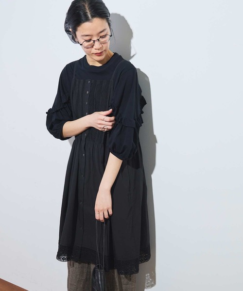 fig Ｌondon（フィグロンドン）の「Betty mini dress（ワンピース・レディース・ホワイト/ブラック・FREE）」の13枚目の写真