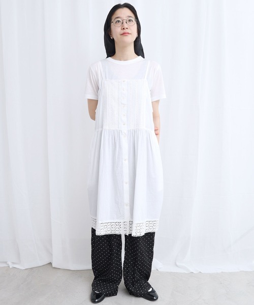 fig Ｌondon（フィグロンドン）の「Betty mini dress（ワンピース・レディース・ホワイト/ブラック・FREE）」の12枚目の写真