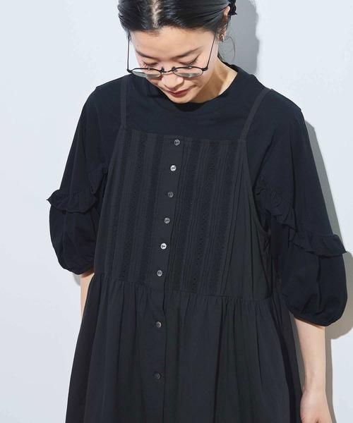 fig Ｌondon（フィグロンドン）の「Betty mini dress（ワンピース・レディース・ホワイト/ブラック・FREE）」の18枚目の写真