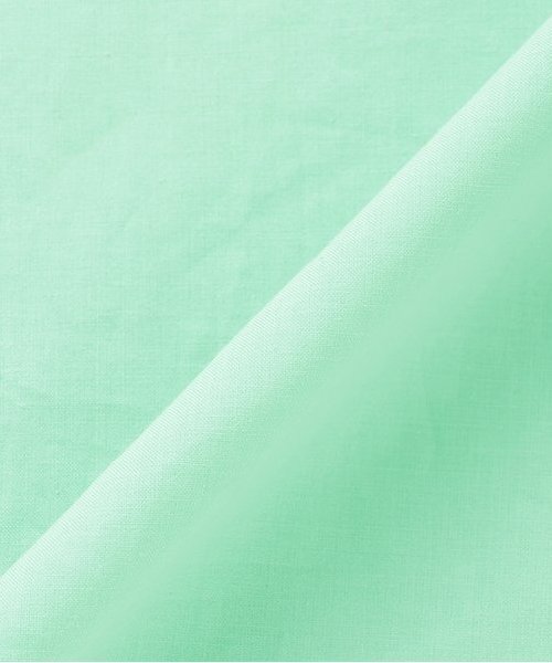 Mi-je（ミジェ）の「コットンワンピース【韓国ファッション】（シャツワンピース・レディース・ライトグリーン/オフホワイト・F）」の7枚目の写真