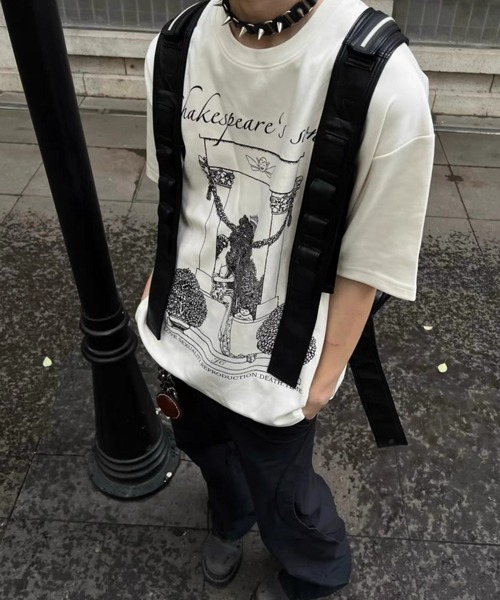 NOWLE(ノウル)の「【NOWLE】 ヴィンテージ風 アートワーク Tシャツ(Tシャツ/カットソー・メンズ・ブラック/ホワイト・LARGE/X-LARGE/MEDIUM)」の17枚目の写真