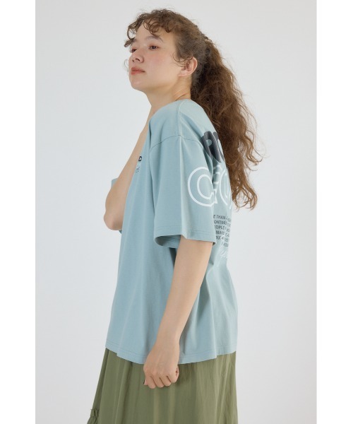 RODEO CROWNS WIDE BOWL(ロデオクラウンズワイドボウル)の「PALETTEロゴTシャツ(Tシャツ/カットソー・レディース・オフホワイト/サックスブルー/カーキ/ブラック・FREE)」の13枚目の写真