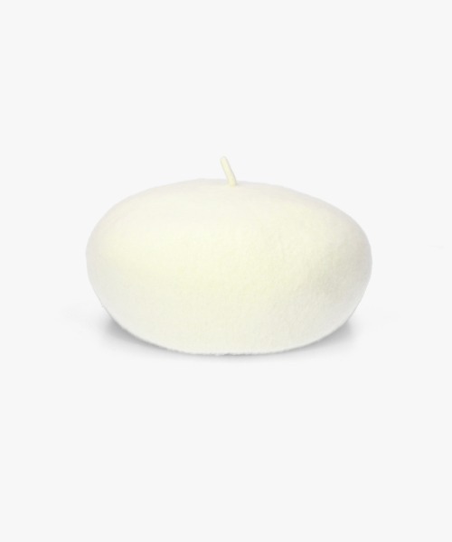 kaorinomori（カオリノモリ）の「kaorinomori オークベレー ラヴ / カオリノモリ（ハンチング/ベレー帽・レディース・ホワイト/ブラウン/レッド/ダークグレー/ライラック・M/57.5cm）」の9枚目の写真